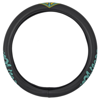 Warner Bros Scooby Doo Ghoulish Text Steering Wheel Cover (Fits 14.5" - 15.5")