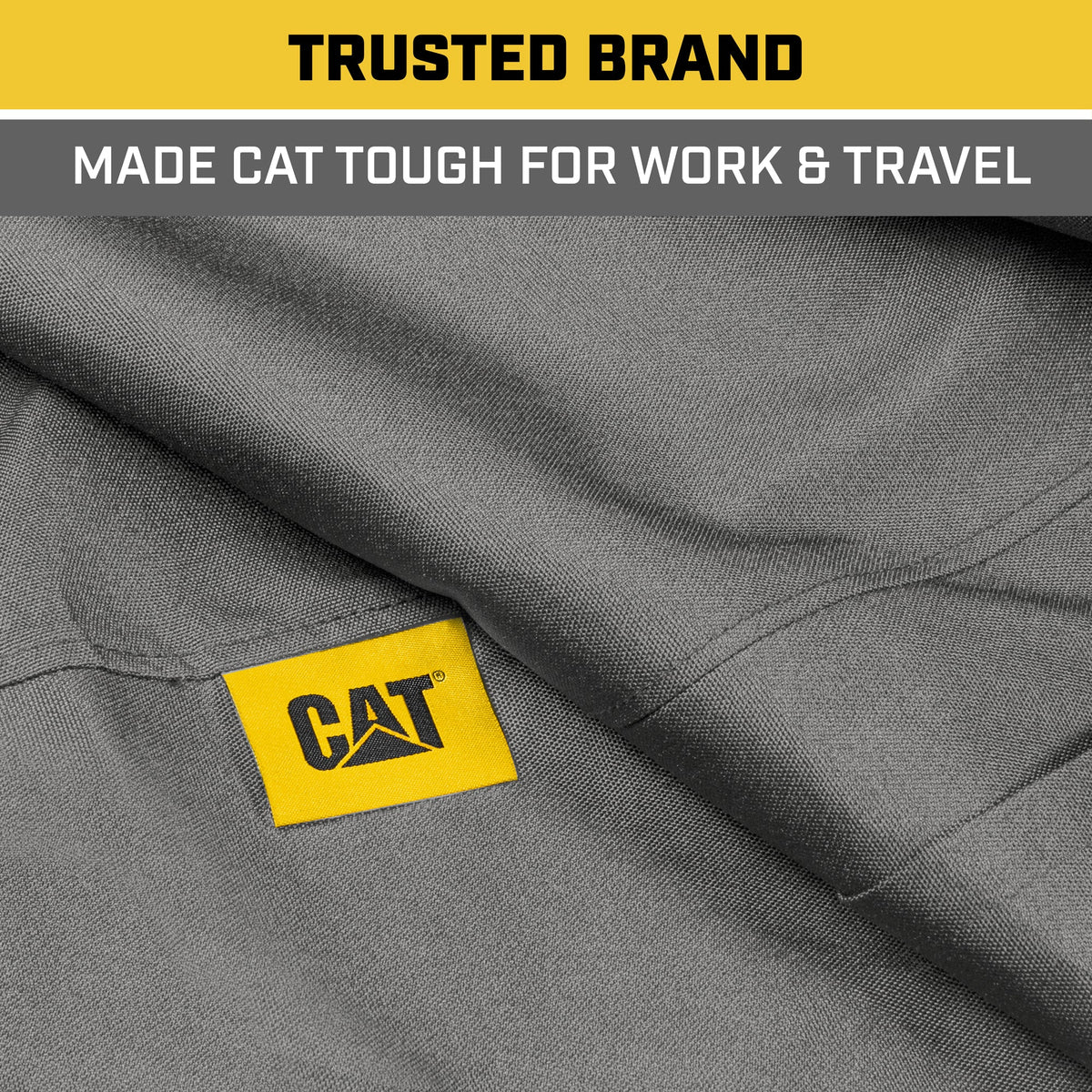 Cat® Custom Fit Front Bench Seat Cover for Ford F250 / F350 / F450 / F550 (1999-2007) - Durable Oxford Gray Truck Seat Cover with Utility