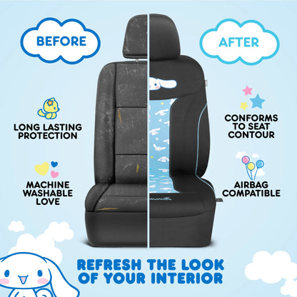 Carbella Official Cinnamoroll 2-Pack Front Seat Covers