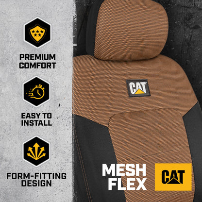 CAT 2-Pack MeshFlex Front Seat Covers