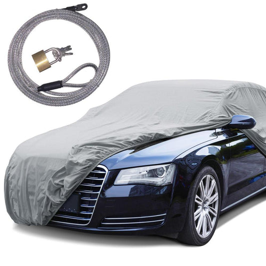 BDK Universal Fit Vehicle Cover for Cars, SUVs, Trucks, Vans - UV & Dust Proof, Water-Resistant