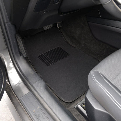 MotorTrend 4-Piece Premium Inter-Lock Backing Carpet Front Floor Mats and Rear Floor Mats