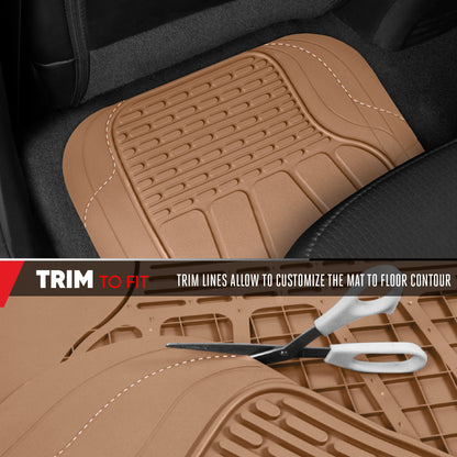 MotorTrend WingRunner Rear Floor Mat - Trim to Fit