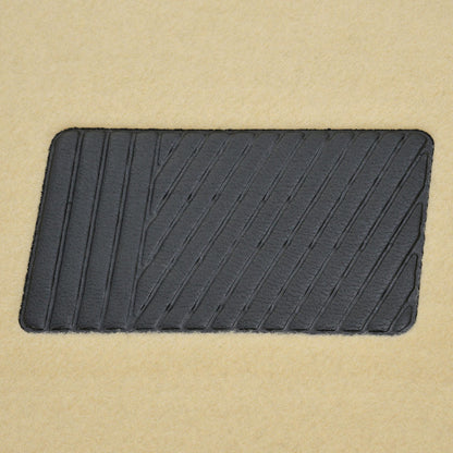 BDK 4-Piece Premium Carpet Non-Slip Heel Pad Front Floor Mats and Rear Floor Mats