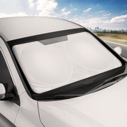 Motor Trend 1 Piece Pop-Up Auto Shade, Universal Car Windshield Sun Shade for Front Window, Collapsible Foldable Sunshade for Car Windshield