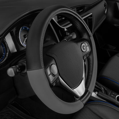 CAT ErgoDrive Faux Leather Steering Wheel Cover (Fits 14.5" - 15.5")