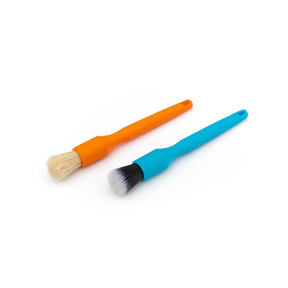 Detail Factory Crevice Mini Synthetic and Boar Hair Detailing Brush Combo Pack