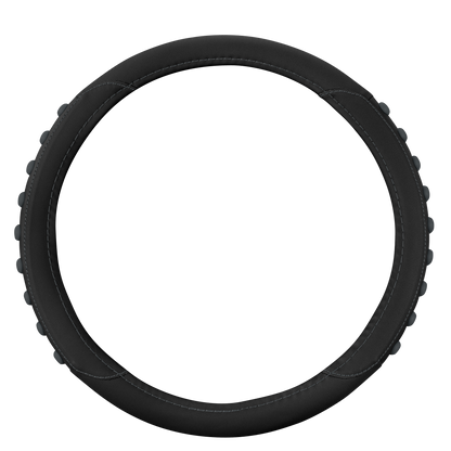 MotorTrend FlexGrip Steering Wheel Cover with Raised Bump Grips (Fits 14.5" - 15.5")