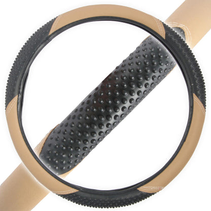 BDK Ergonomic Sport Massage Grip Steering Wheel Cover (Fits 14.5" - 15.5")