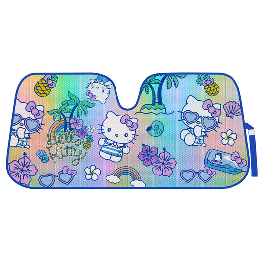 Hello Kitty Car Windshield Sun Shade - Officially Licensed Sanrio Cute Car Accessories for Women - Hello Kitty Car Accessories SunShade for Car