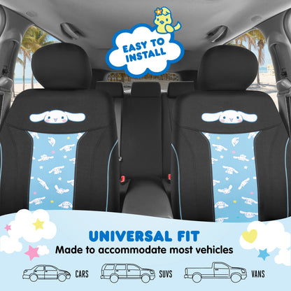 Carbella Official Cinnamoroll 2-Pack Front Seat Covers