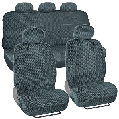 BDK CozySeats Fine Scottsdale Fabric Front Seat Covers and Rear Seat Covers