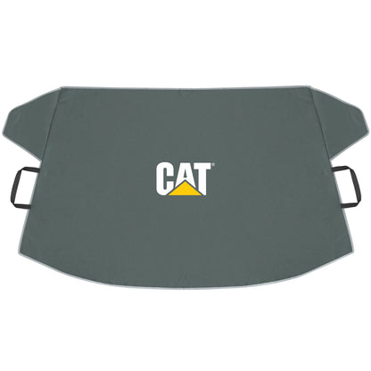 CAT Front Windshield Snow Cover with Anti-Theft Straps - Heavy Duty, All Weather, All Seasons - Front Windshield - Windshield Cover - Gray