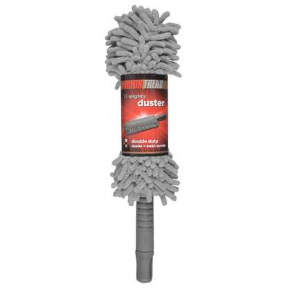 MotorTrend Mighty Duster 2-in-1 Duster and Mesh Sponge