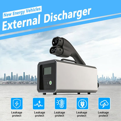 Tesery Official Store EV Vehicle-to-Load (V2L) Discharger for Model Y Performance & Compatible EVs|3.5KW & 7KW