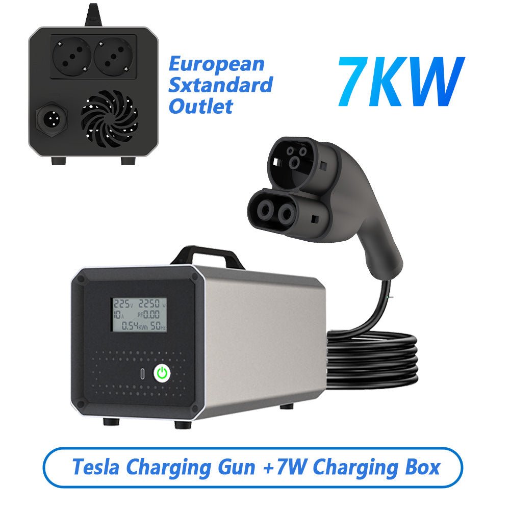 Tesery Official Store EV Vehicle-to-Load (V2L) Discharger for Model Y Performance & Compatible EVs|3.5KW & 7KW