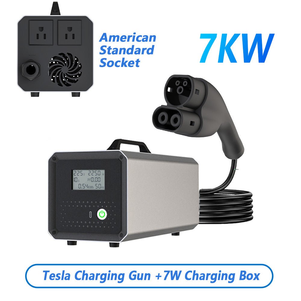 Tesery Official Store EV Vehicle-to-Load (V2L) Discharger for Model Y Performance & Compatible EVs|3.5KW & 7KW