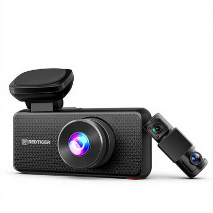 REDTIGER F17 Plus 4-Channel 2.7K Dash Cam with Sony STARVIS 2 & Wi‑Fi