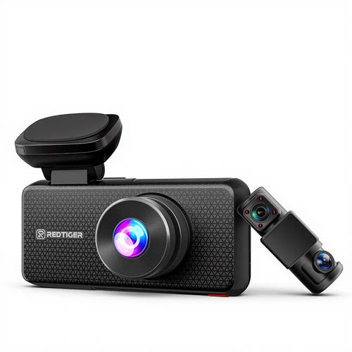 REDTIGER F17 Plus 4-Channel 2.7K Dash Cam with Sony STARVIS 2 & Wi‑Fi