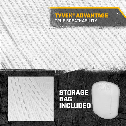 CAT Ultimate Tyvek Vehicle Cover for Cars, SUVS, Trucks, Vans - All Weather, Breathable XL (210" x 67" x 80")