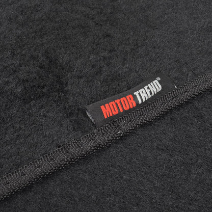 MotorTrend 4-Piece FatRug Premium Carpet Front Floor Mats and Rear Floor Mats with Heel Padding