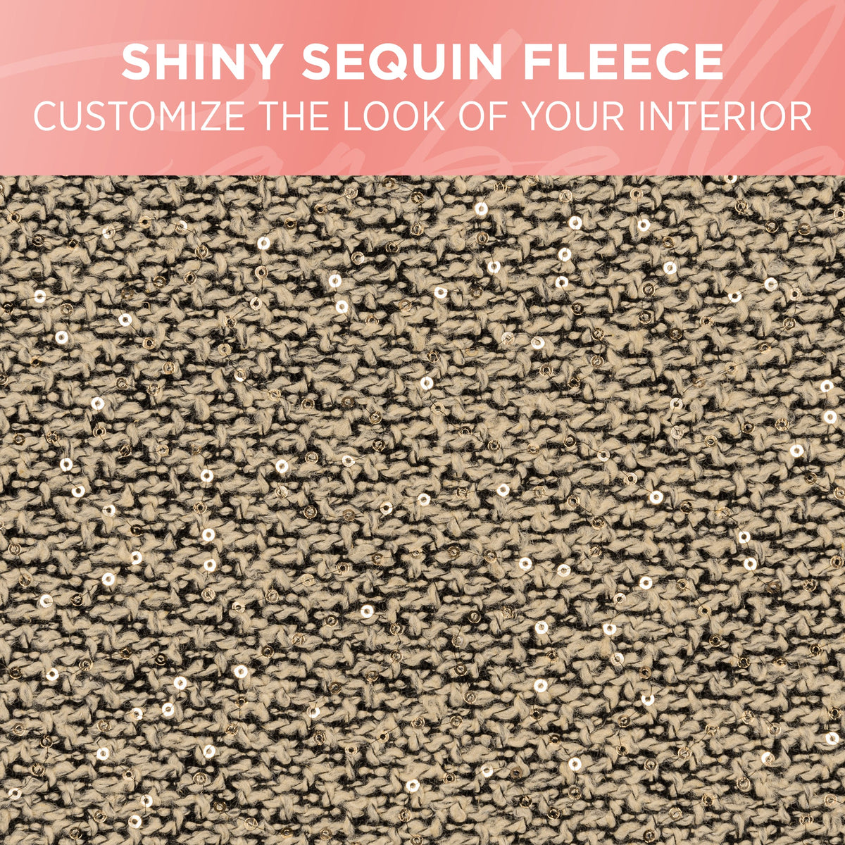 Carbella Sequin Tweed Front Seat Covers