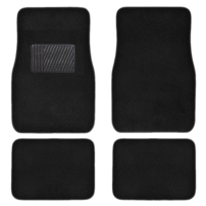 MotorTrend 4-Piece Premium Inter-Lock Backing Carpet Front Floor Mats and Rear Floor Mats