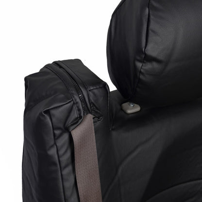 BDK 2-Pack Premium Faux Leather Front Seat Covers with Integrated Seatbelt and Armrest Covers