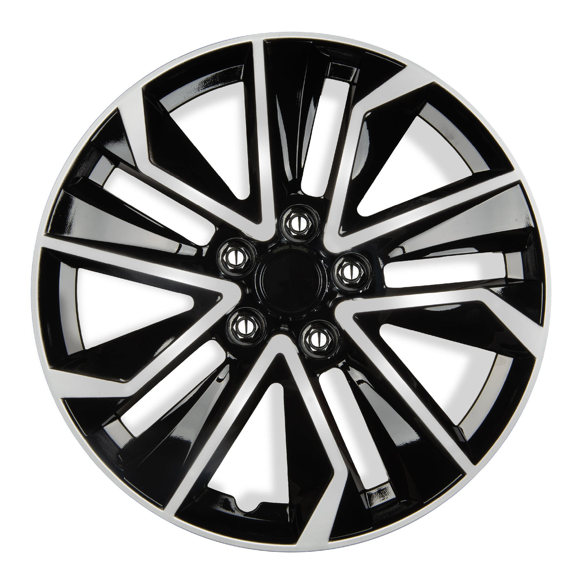 BDK 16 Inch Hubcaps Set of 4 – OEM Replacement Snap-On Wheel Rim Covers - Universal Fit Car Wheel Cover for Cars, Trucks, SUV, Vans Durable ABS