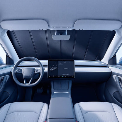TESERY Foldable Front Windshield Sunshade for Model 3 & Model Y