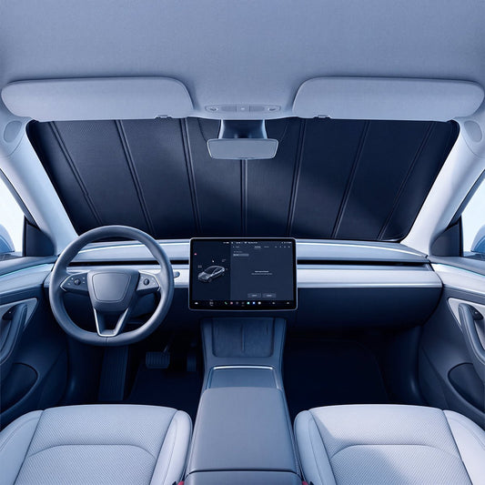 TESERY Foldable Front Windshield Sunshade for Model 3 & Model Y