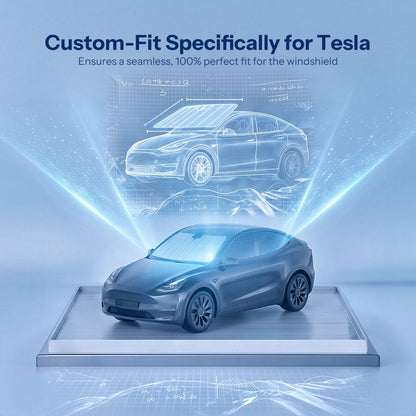 TESERY Foldable Front Windshield Sunshade for Model 3 & Model Y