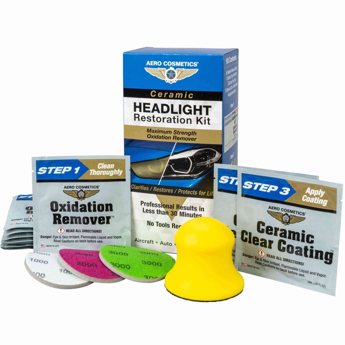 Aero Cosmetics Ceramic Headlight Restoration Kit