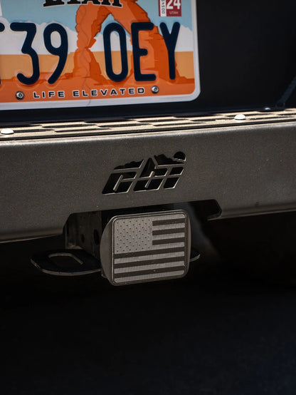 Tacoma Lifestyle American Flag Hitch Cover