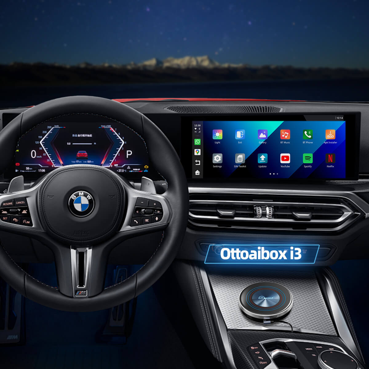 Ottocast OttoAibox i3 BMW CarPlay AI Box