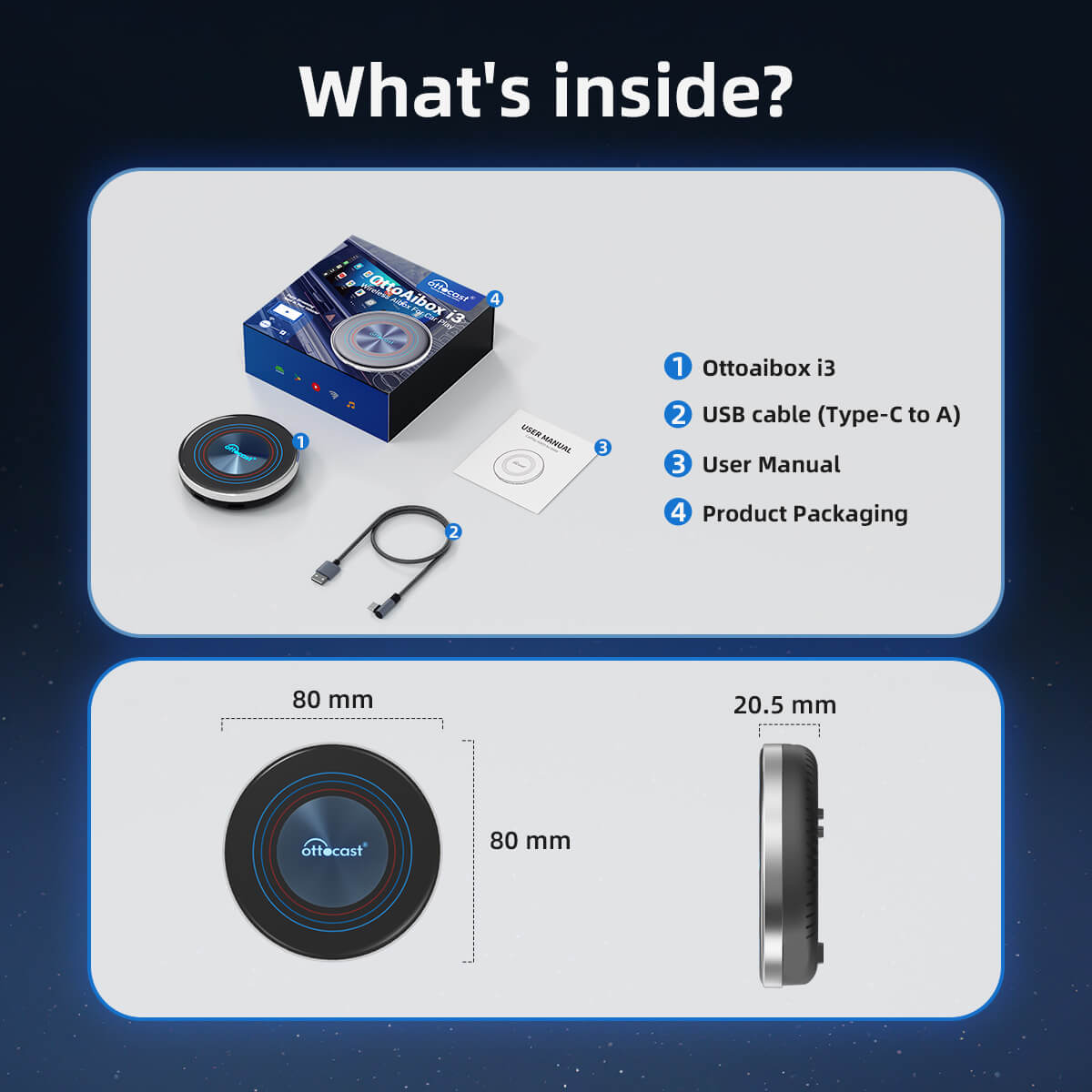 Ottocast OttoAibox i3 BMW CarPlay AI Box
