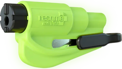 resqme® Car Escape Tool | Seatbelt Cutter & Window Breaker
