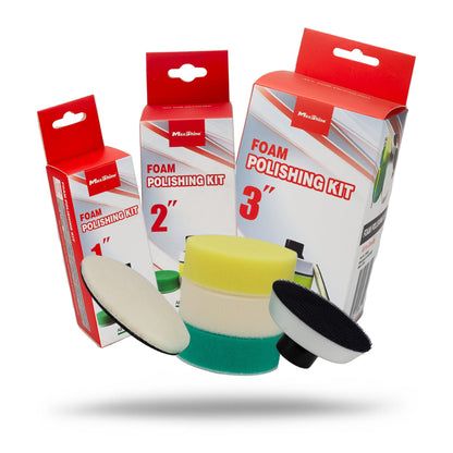 MaxShine Buffing Pads for Cars | Rotary Polishing Kit - 1in, 2in, 3in