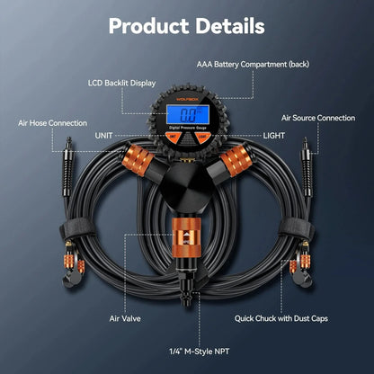 WOLFBOX 4-Tire Inflation & Deflation System – Off-Road Multi-Tire Inflator