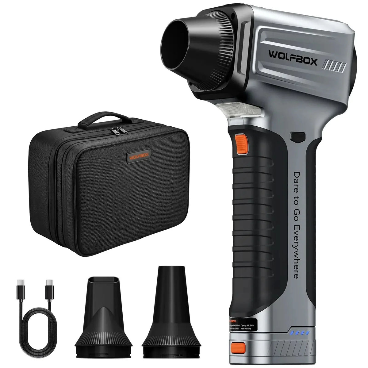 WOLFBOX MF500PRO Air Duster – Handheld Blower for Leaves & Outdoor Cleanup