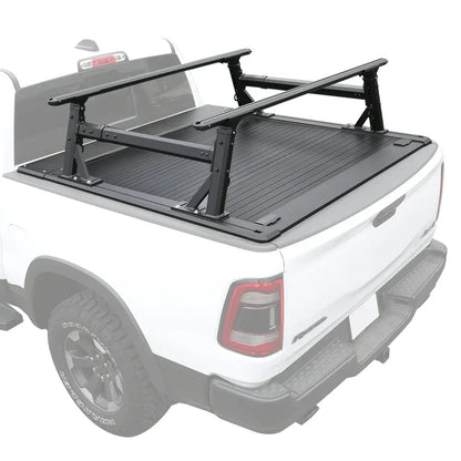 SYNETICUSA [2-in-1 Bundle] Ford Maverick Retractable Tonneau Cover w/ Rack System