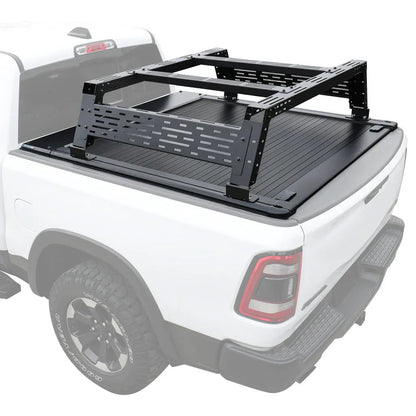 SYNETICUSA [2-in-1 Bundle] Ford Ranger Retractable Tonneau Cover w/ Rack System