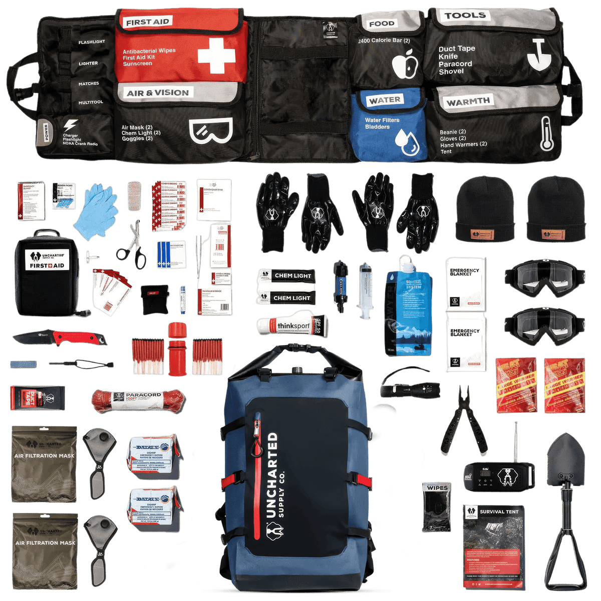 Uncharted Supply Company THE SEVENTY2.0® Pro Survival System