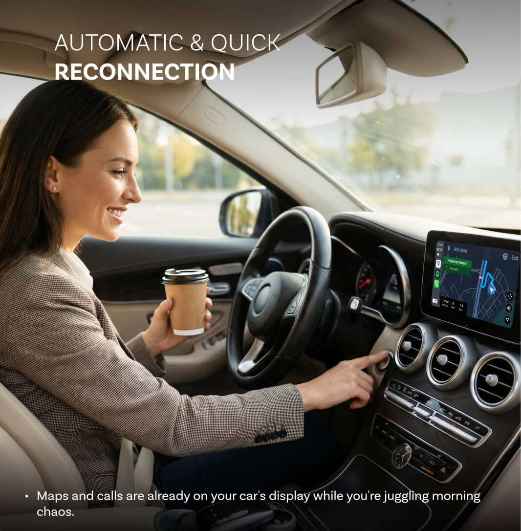 Ottocast Mini NOVA Wireless CarPlay/Android Auto Adapter