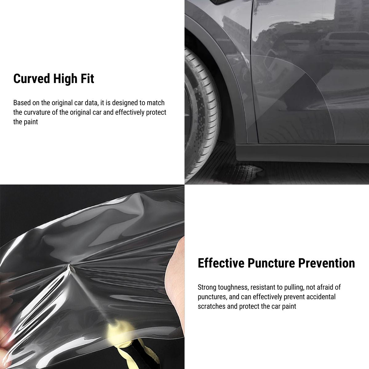 TESERY Paint Protection Film For Tesla Model Y Juniper / Model 3 Highland / Model YL (8 pieces)