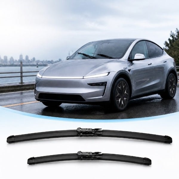 TESERY Rubber Windshield Wiper Blades for Model YL 6-Seater 2026+