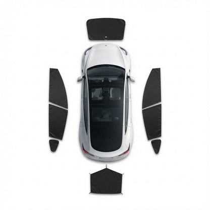 TESERY NovaPads Full Car Privacy Sun Shade Set (8-Piece) for Model Y Juniper