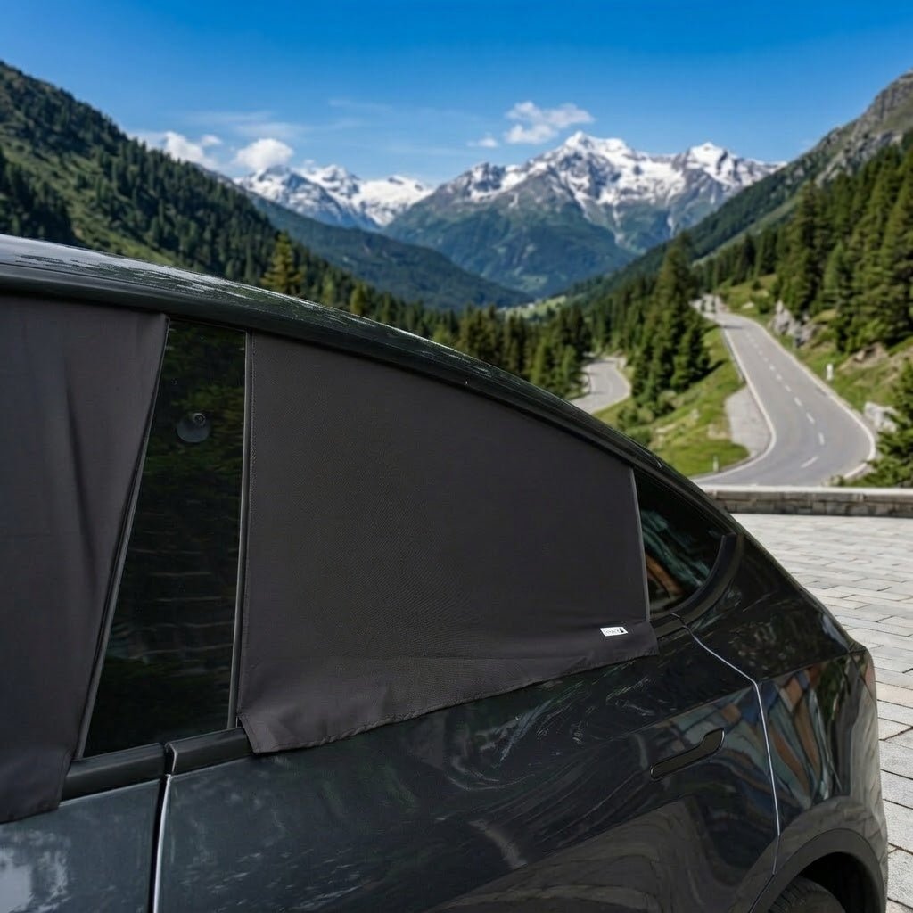 TESERY NovaPads Full Car Privacy Sun Shade Set (8-Piece) for Model Y Juniper