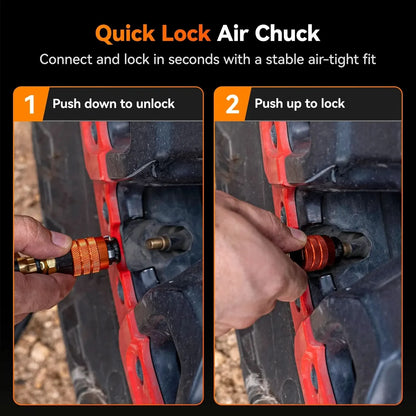 WOLFBOX 4-Tire Inflation & Deflation System – Off-Road Multi-Tire Inflator
