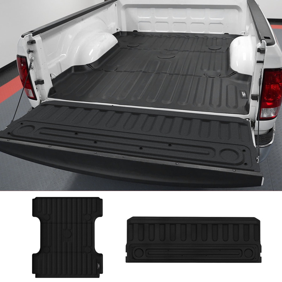 LASFIT Fit for 2006-2027 Ram 2500 3500 Heavy Duty Bed Mat or Tailgate Mat, Don't fit with Optional Rambox & Drop-in liners
